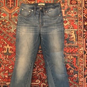 Madewell Cali Demi Boot Crop Jeans